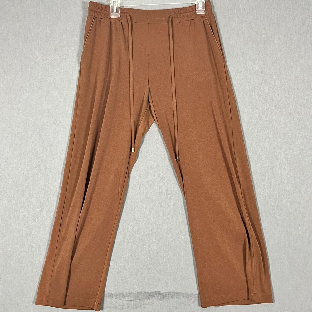 C. Est. 1946 Pants Womens MP Brown Wide Leg Elastic Drawstring NEW - Picture 1 of 10